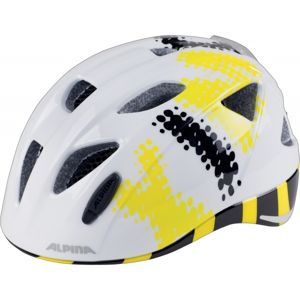 Alpina Sports XIMO FLASH B bílá (47 - 51) - Dětská cyklistická helma