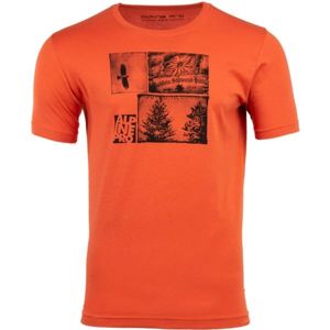 ALPINE PRO DARNELL 2 oranžová S - Pánské triko