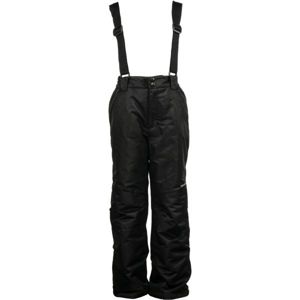 ALPINE PRO FUDO 2 Dětské lyžařské kalhoty, Černá, velikost 140-146