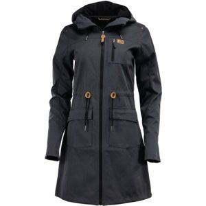 ALPINE PRO GALLERIA 2 Dámský softshellový kabát, tmavě šedá, velikost XS