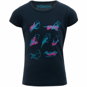 ALPINE PRO GANSTO Dívčí tričko, tmavě modrá, veľkosť 152-158