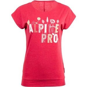 ALPINE PRO TUFFA 4 červená XS - Dámské triko