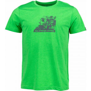 ALPINE PRO MACALL zelená XXL - Pánské triko