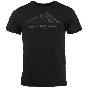 ALPINE PRO VILIM Pánské triko, černá, veľkosť XL