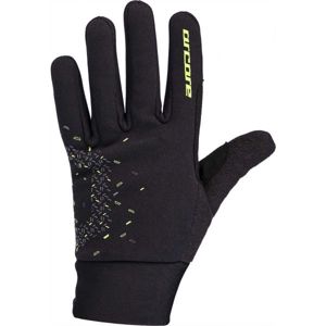 Arcore EVASION Juniorské zimní rukavice, Černá,Žlutá, velikost 9-10