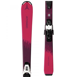 Atomic VANTAGE GIRL X 130-150 + C5 GW Růžová 130 - Dívčí sjezdové lyže