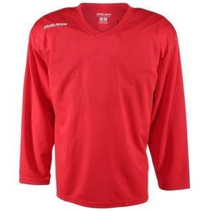 Bauer 200 JERSEY YTH Dětský hokejový tréninkový dres, červená, velikost S