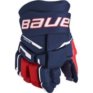 Bauer SUPREME M3 GLOVE-SR Hokejové rukavice, tmavě modrá, veľkosť 14