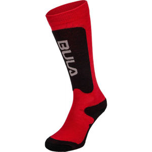 Bula BRANDS SKI SOCKS červená XS - Dětské lyžařské ponožky