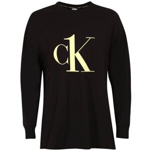 Calvin Klein CK1 COTTON LW NEW-L/S SWEATSHIRT Dámská mikina, černá, veľkosť XS