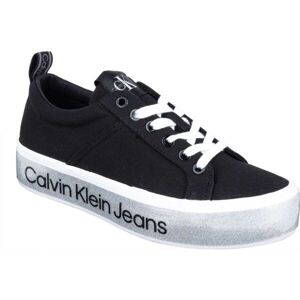 Calvin Klein FLATFORM VULCANIZED 3 Dámské tenisky, černá, velikost