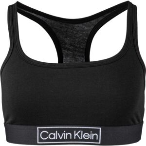 Calvin Klein REIMAGINED HERITAGE-UNLINED BRALETTE Dámská podprsenka, černá, veľkosť XS