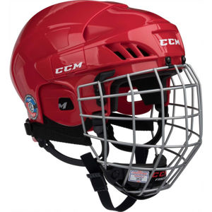 CCM 50C HF COMBO SR červená S - Hokejová helma