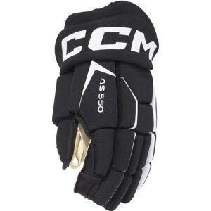 CCM TACKS AS 550 SR Hokejové rukavice, černá, velikost 14