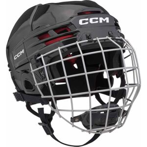 CCM TACKS 70 COMBO SR Hokejová helma s mřížkou, černá, velikost S