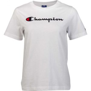 Champion CREWNECK T-SHIRT bílá M - Dámské tričko