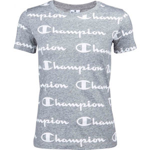 Champion CREWNECK T-SHIRT šedá M - Dámské tričko