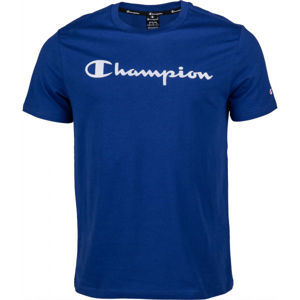 Champion CREWNECK T-SHIRT modrá M - Pánské triko
