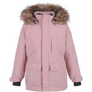 COLOR KIDS PARKA W.FAKE FUR Dětská fashion bunda, růžová, velikost 152