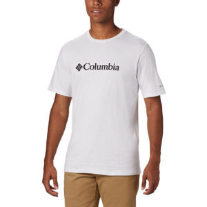 Columbia BASIC LOGO SHORT SLEEVE bílá L - Pánské triko