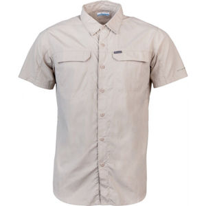 Columbia SILVER RIDGE 2.0 SHORT SLEEVE SHIRT béžová XL - Pánská košile
