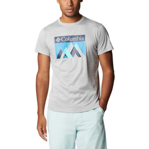 Columbia ZERO RULES SHORT Pánské triko, modrá, velikost M