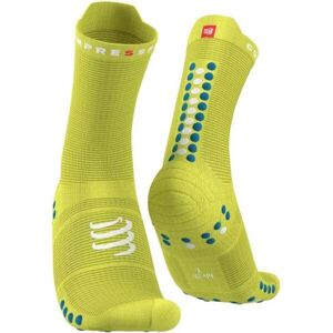 Compressport PRO RACING SOCKS V4.0 RUN Běžecké ponožky, světle zelená, velikost
