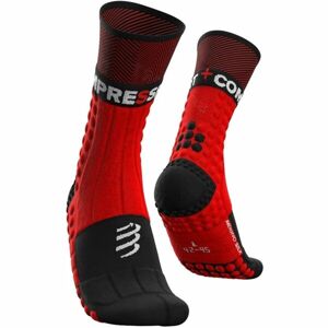 Compressport Zimní běžecké ponožky Zimní běžecké ponožky, červená, velikost T2
