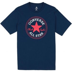 Converse CHUCK PATCH TEE tmavě modrá L - Pánské triko