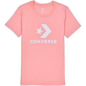 Converse STAR CHEVRON CORE SS TEE růžová XS - Dámské triko