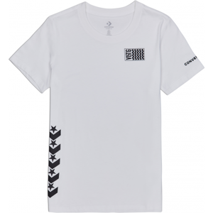 Converse VOLTAGE TEE Dámské tričko, Bílá,Černá, velikost L
