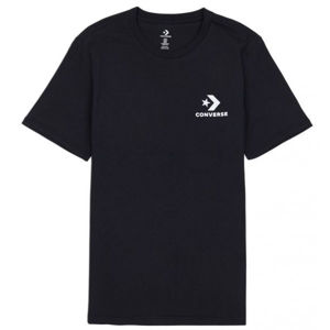 Converse LEFT CHEST STAR CHEVRON SHORT SLEEVE COTTON T-SHIRT černá XL - Pánské tričko