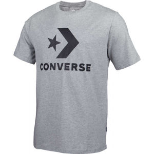 Converse STAR CHEVRON TEE Pánské tričko, šedá, velikost XXL