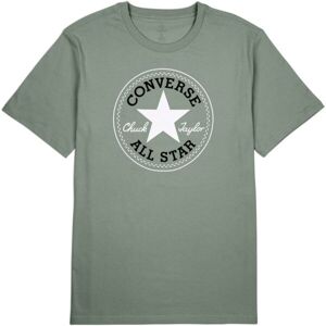 Converse CHUCK PATCH TEE Pánské triko, zelená, velikost XXL