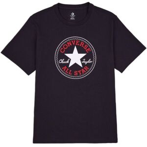 Converse STANDARD FIT CENTER FRONT CHUCK PATCH CORE TEE Pánské tričko, černá, velikost L