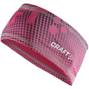 Craft LIVIGNO růžová S/M - Funkční běžecká čelenka