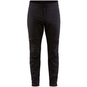 Craft GLIDE Pánské celopropínací softshellové kalhoty, černá, velikost M