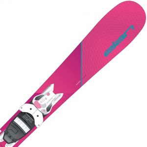 Elan LIL STYLE QS + EL 4.5 Dívčí sjezdové lyže, růžová, velikost 120