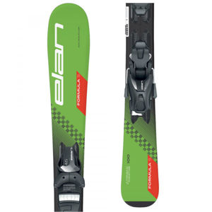 Elan FORMULA S QS + EL 4.5 Dětské sjezdové lyže, zelená, veľkosť 120