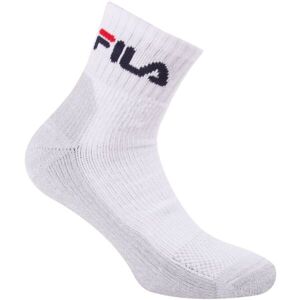 Fila TENNIS QUARTER SOCKS 1P Ponožky, bílá, veľkosť 39/42