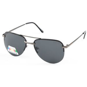 Finmark F2304 Sluneční brýle s polarizačními čočkami, stříbrná, velikost UNI