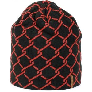 Finmark WINTER HAT Zimní pletená čepice, červená, velikost UNI