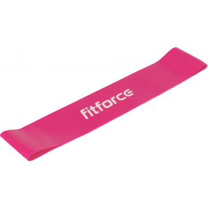 Fitforce EXEBAND LOOP EXTRA SOFT Posilovací guma, růžová, velikost