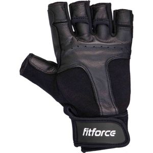 Fitforce BURIAL černá XL - Fitness rukavice