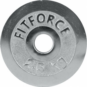 Fitforce PLC 2,5 KG x 30 MM Nakládací kotouč, stříbrná, velikost