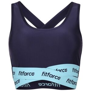 Fitforce Dámská fitness podprsenka Dámská fitness podprsenka, tmavě modrá, velikost XL