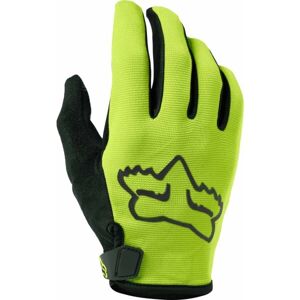 Fox RANGER Cyklistické rukavice, reflexní neon, velikost