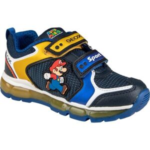 Geox J ANDROID BOY Chlapecké volnočasové boty, tmavě modrá, veľkosť 31