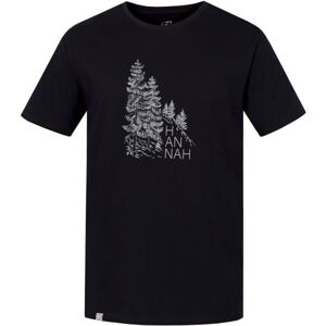 Hannah RAMONE Pánské tričko, Tmavě šedá,Černá, velikost XL