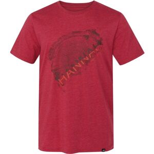 Hannah SEVERIN Pánské tričko, Červená,Tmavě šedá, velikost